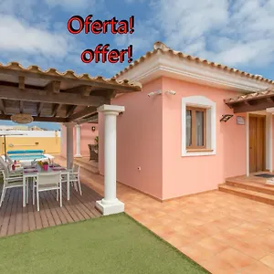 Bella Lucia 1. Piscina Climatizada, Wifi, Bbq. Corralejo